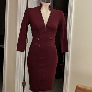 Cache ponte knit dress size 0